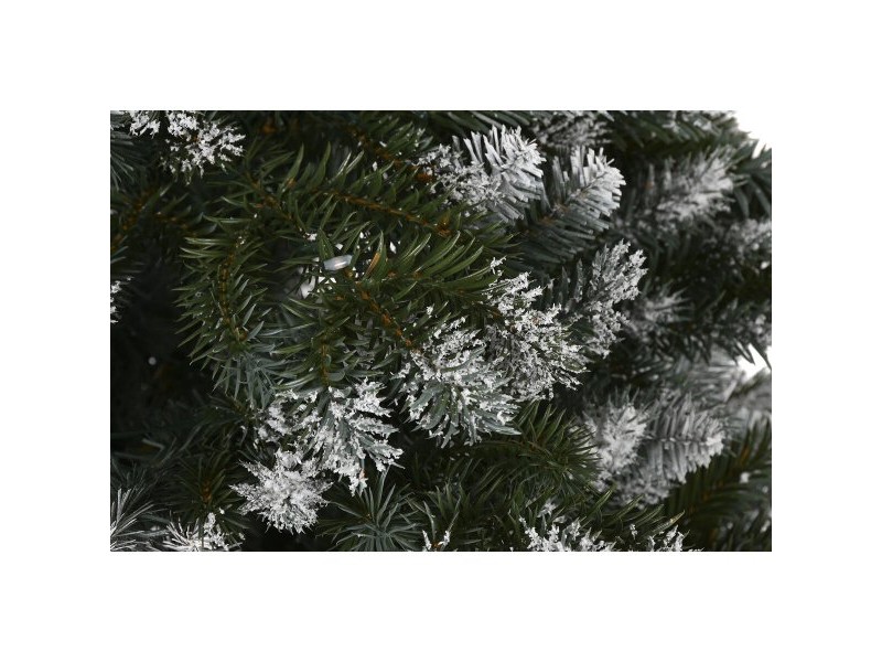 Коледно дърво Home ESPRIT Зелен Метал полиетилен Снежен 110 x 110 x 150 cm