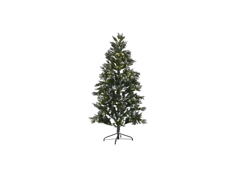 Коледно дърво Home ESPRIT Зелен Метал полиетилен Снежен 120 x 120 x 180 cm