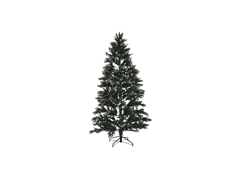 Коледно дърво Home ESPRIT Зелен Метал полиетилен Снежен 130 x 130 x 210 cm