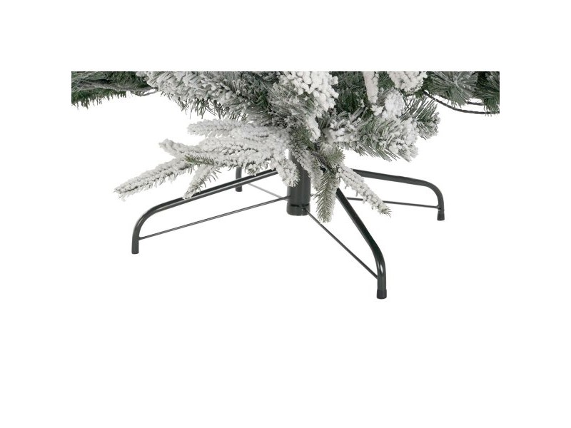 Коледно дърво Home ESPRIT Бял полиетилен Снежен 120 x 120 x 210 cm
