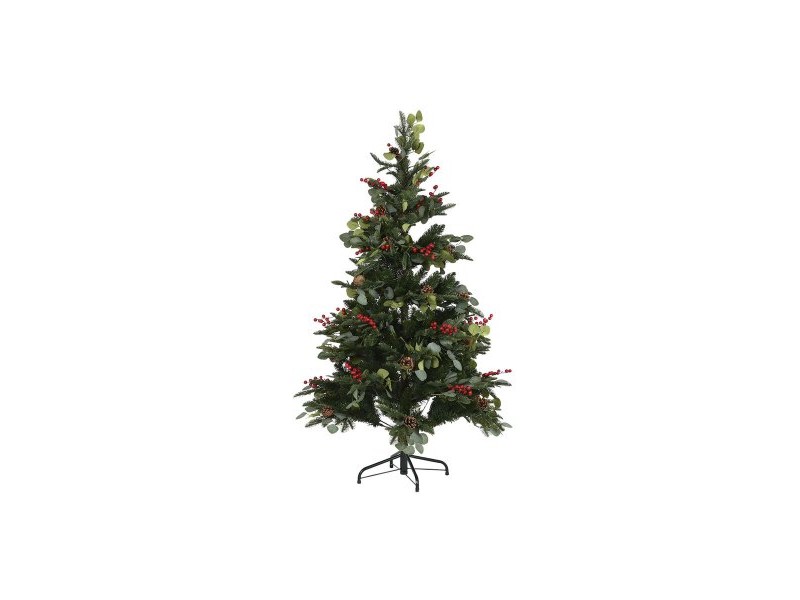 Коледно дърво Home ESPRIT Червен Зелен PVC Метал 95 x 95 x 150 cm