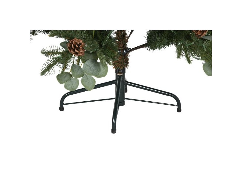 Коледно дърво Home ESPRIT Червен Зелен PVC Метал 95 x 95 x 150 cm