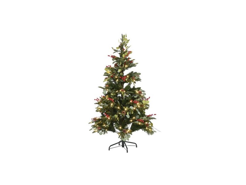 Коледно дърво Home ESPRIT Червен Зелен PVC Метал 95 x 95 x 150 cm Коледно дърво Home ESPRIT Червен Зелен PVC Метал 95 x 95 x 150 cm