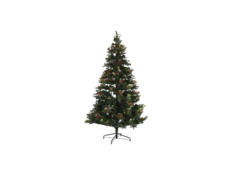 Коледно дърво Home ESPRIT Червен Зелен PVC Метал 144 x 144 x 240 cm