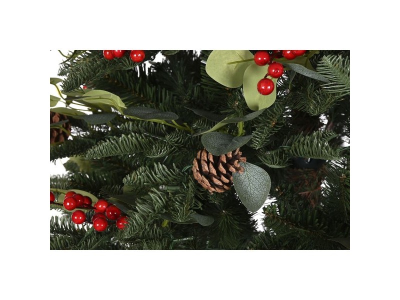 Коледно дърво Home ESPRIT Червен Зелен PVC Метал 144 x 144 x 240 cm