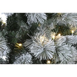 Коледно дърво Home ESPRIT Зелен PVC Метал Снежен 96 x 96 x 150 cm