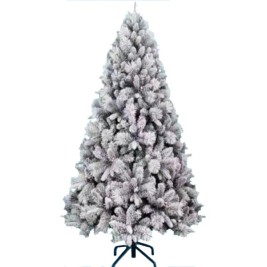 Коледно дърво Home ESPRIT Зелен PVC Метал Снежен 116 x 116 x 180 cm