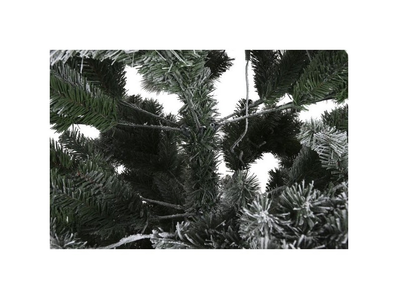 Коледно дърво Home ESPRIT Зелен PVC Метал Снежен 155 x 155 x 240 cm
