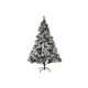 Коледно дърво Home ESPRIT Зелен PVC Метал Снежен 155 x 155 x 240 cm