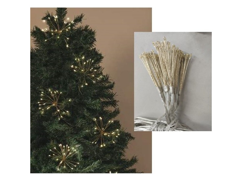 Коледна гирлянда Home ESPRIT Жълт PVC 13 x 13 x 380 cm