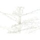 Коледно дърво Home ESPRIT Бял Метал 50 x 50 x 120 cm