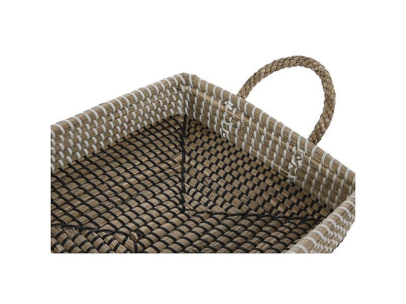 Игра на Кошници Home ESPRIT Естествено влакно Естествен Град 41 x 32 x 16 cm