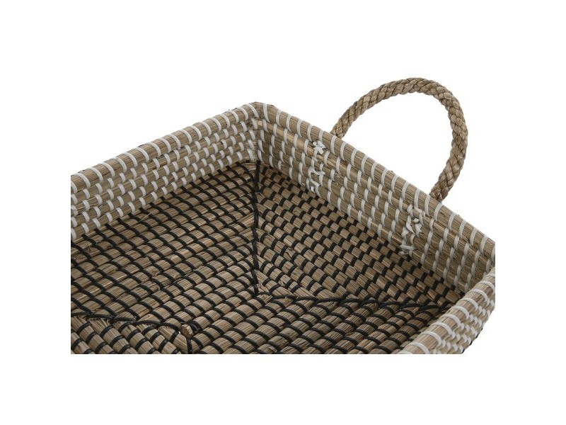 Игра на Кошници Home ESPRIT Естествено влакно Естествен Град 41 x 32 x 16 cm
