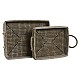 Игра на Кошници Home ESPRIT Естествено влакно Естествен Град 41 x 32 x 16 cm