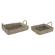 Игра на Кошници Home ESPRIT Естествено влакно Естествен Град 41 x 32 x 16 cm