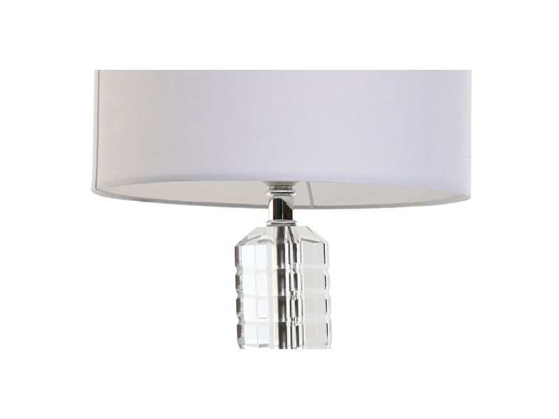 Настолна лампа Home ESPRIT Бял Кристал 50 W 220 V 25 x 25 x 42 cm Настолна лампа Home ESPRIT Бял Кристал 50 W 220 V 25 x 25 x 42 cm