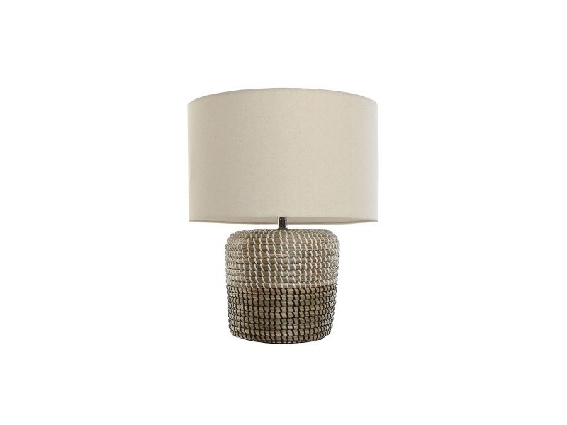 Настолна лампа Home ESPRIT Бял Кафяв 50 W 220 V 38 x 38 x 47 cm