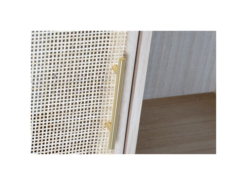 Лавица Home ESPRIT Естествен Дърво от пауловния Дървен MDF 90 x 37 x 189 cm