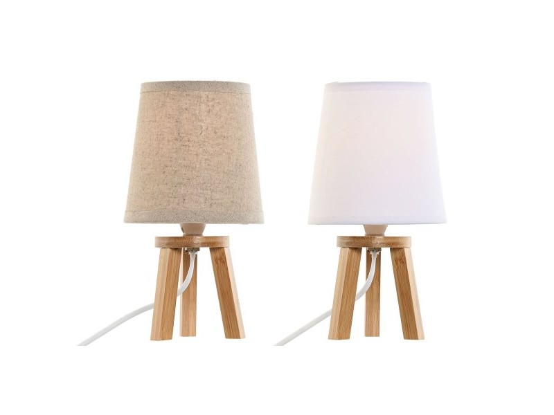 Настолна лампа Home ESPRIT Кафяв 13 x 13 x 24 cm (2 броя)