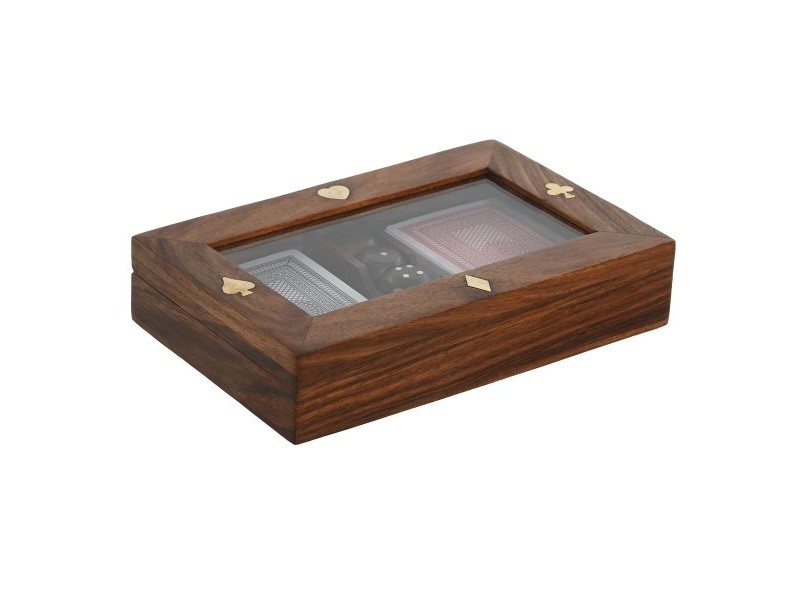 Еротични карти Home ESPRIT Клен Aкациево дърво 17,7 x 11,5 x 3,7 cm