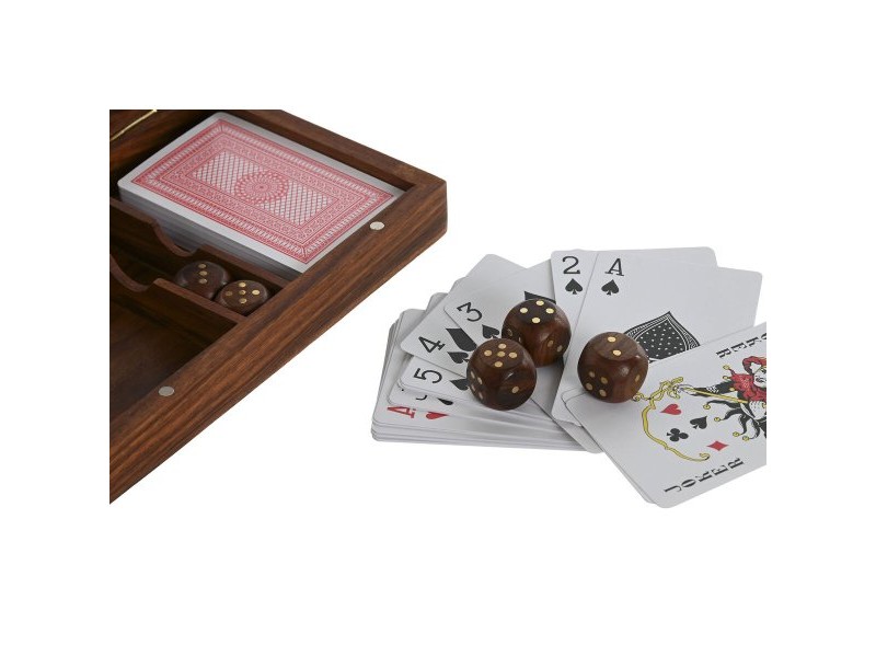 Еротични карти Home ESPRIT Клен Aкациево дърво 17,7 x 11,5 x 3,7 cm
