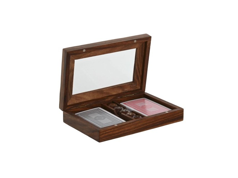 Еротични карти Home ESPRIT Клен Aкациево дърво 17,7 x 11,5 x 3,7 cm