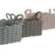 Игра на Кошници Home ESPRIT Въже 28 x 28 x 18 cm