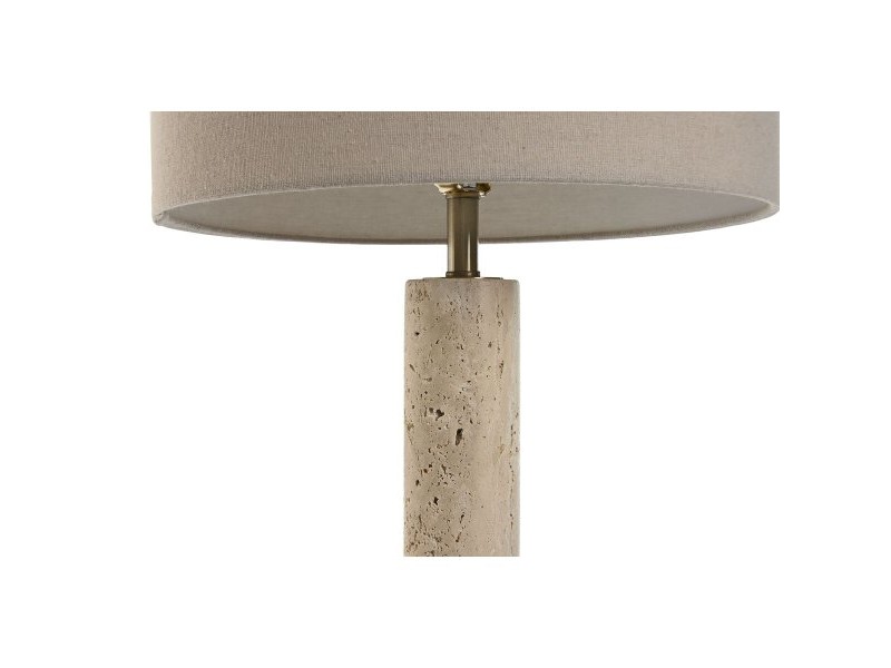 Настолна лампа Home ESPRIT Бежов лен Мрамор 35 x 35 x 72 cm Настолна лампа Home ESPRIT Бежов лен Мрамор 35 x 35 x 72 cm