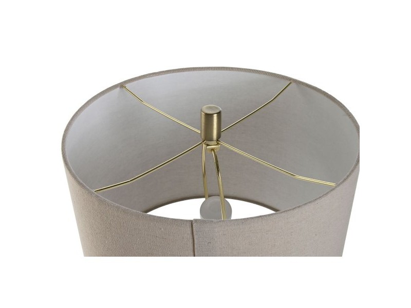 Настолна лампа Home ESPRIT Бежов лен Мрамор 35 x 35 x 72 cm Настолна лампа Home ESPRIT Бежов лен Мрамор 35 x 35 x 72 cm