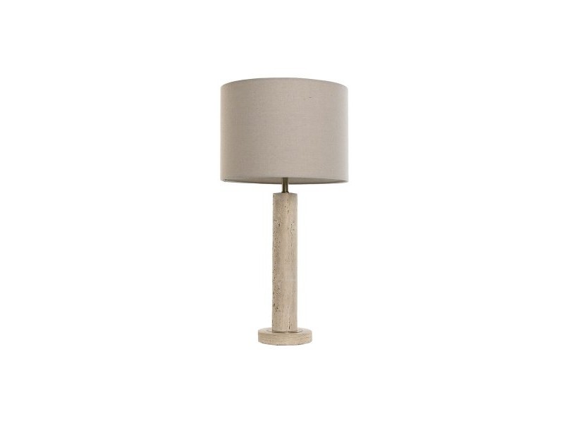 Настолна лампа Home ESPRIT Бежов лен Мрамор 35 x 35 x 72 cm Настолна лампа Home ESPRIT Бежов лен Мрамор 35 x 35 x 72 cm