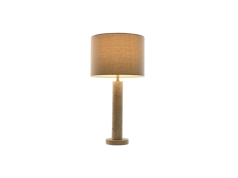 Настолна лампа Home ESPRIT Бежов лен Мрамор 35 x 35 x 72 cm Настолна лампа Home ESPRIT Бежов лен Мрамор 35 x 35 x 72 cm