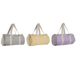 Дамска Чанта Home ESPRIT Жълт Сив Люляк 50 x 26 x 26 cm (3 броя)