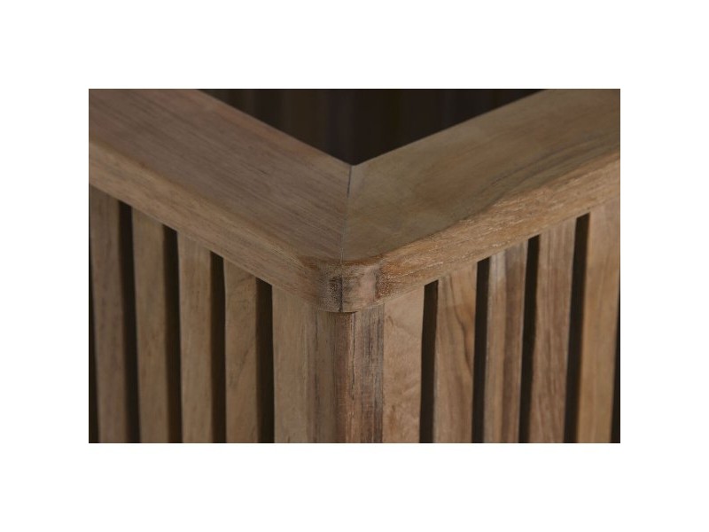 Саксия Home ESPRIT тиково дърво 34,5 x 34,5 x 37 cm