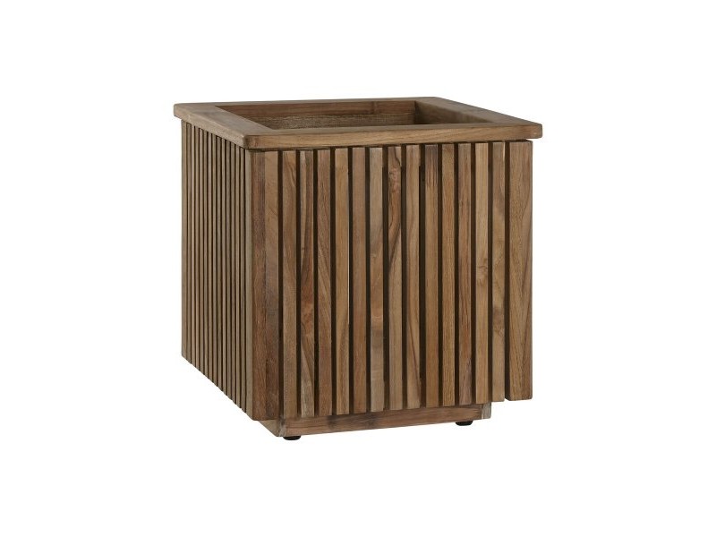 Саксия Home ESPRIT тиково дърво 34,5 x 34,5 x 37 cm