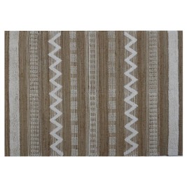Килим Home ESPRIT Бял Кафяв Boho 75 x 175 x 1 cm