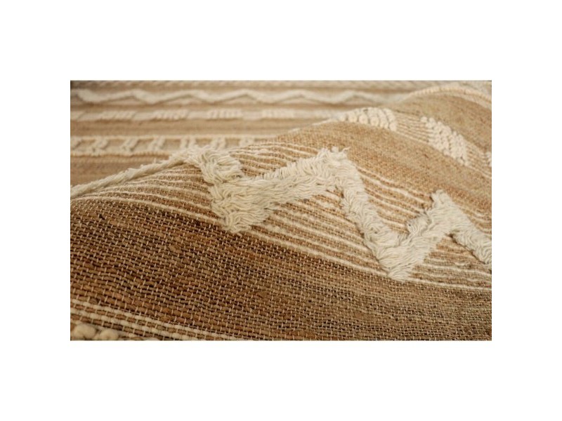 Килим Home ESPRIT Бял Кафяв Boho 140 x 200 x 1 cm