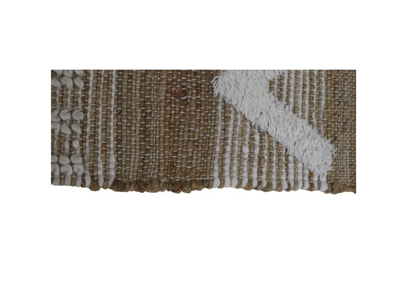 Килим Home ESPRIT Бял Кафяв Boho 140 x 200 x 1 cm