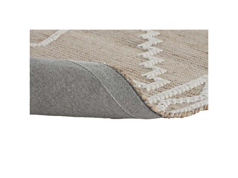 Килим Home ESPRIT Бял Естествен Boho 160 x 230 x 1 cm