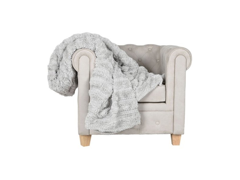 Одеяло Home ESPRIT Светло сив 220 x 240 x 1 cm