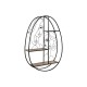 Лавица Home ESPRIT Черен Естествен Метал Дървен MDF 53 x 12,2 x 72 cm Стенен