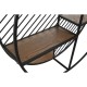 Лавица Home ESPRIT Черен Естествен Метал Дървен MDF 60 x 12 x 60 cm Стенен Лавица Home ESPRIT Черен Естествен Метал Дървен MDF 60 x 12 x 60 cm Стенен