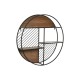 Лавица Home ESPRIT Черен Естествен Метал Дървен MDF 60 x 12 x 60 cm Стенен Лавица Home ESPRIT Черен Естествен Метал Дървен MDF 60 x 12 x 60 cm Стенен