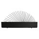 Лавица Home ESPRIT Черен Естествен Метал Дървен MDF 58 x 10,5 x 28 cm Стенен