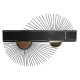 Лавица Home ESPRIT Черен Естествен Метал Дървен MDF 70 x 12 x 51 cm Стенен Лавица Home ESPRIT Черен Естествен Метал Дървен MDF 70 x 12 x 51 cm Стенен