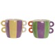 Саксия Home ESPRIT Многоцветен Dolomite 22,5 X 16 X 15 cm (2 броя) Саксия Home ESPRIT Многоцветен Dolomite 22,5 X 16 X 15 cm (2 броя)