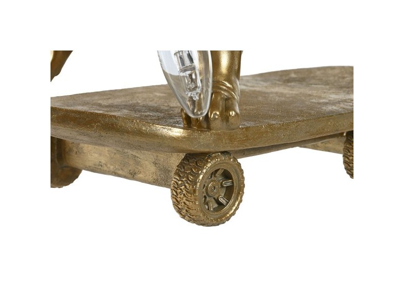 Настолна лампа Home ESPRIT Златен Смола 220 V 45 X 23 X 34 cm