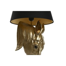 Настолна лампа Home ESPRIT Черен Златен Смола 50 W 220 V 30 x 30 x 59 cm