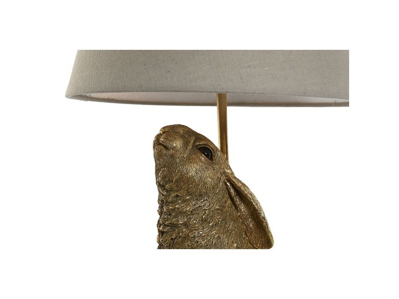 Настолна лампа Home ESPRIT Бежов Златен Смола 50 W 220 V 30 x 30 x 58 cm