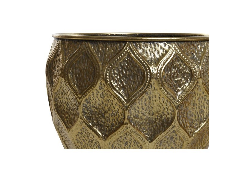 Комплект саксии Home ESPRIT Златен Метал Модерен 41 x 41 x 41,5 cm (3 Части) Комплект саксии Home ESPRIT Златен Метал Модерен 41 x 41 x 41,5 cm (3 Части)