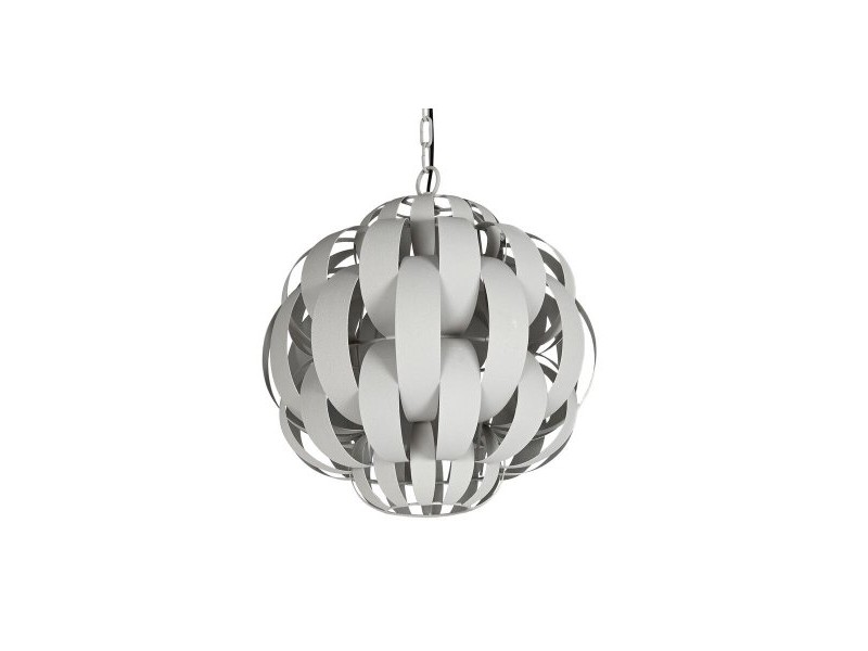 Полилей Home ESPRIT Бял Метал 50 W 50 x 50 x 53 cm